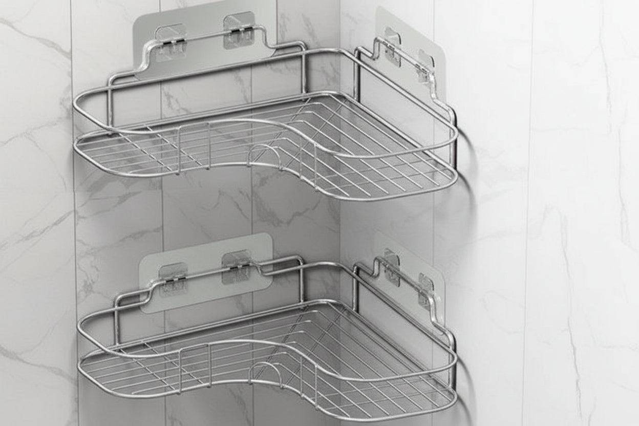 SUS304 Stainless Steel Shower Rack Corner