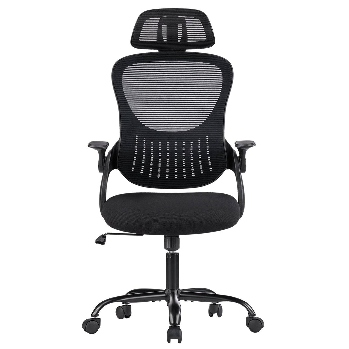 Ergonomic Office Chair with Adjustable Headrest Support