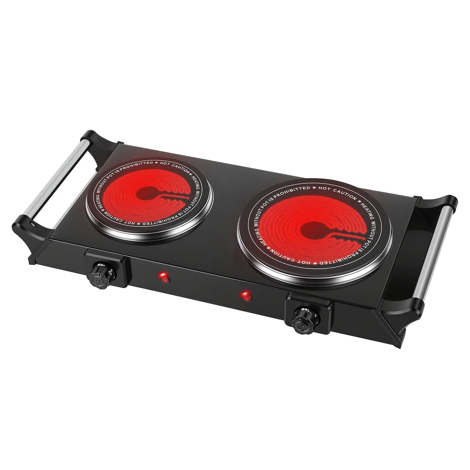 Portable Electric Cooktop Double Burner