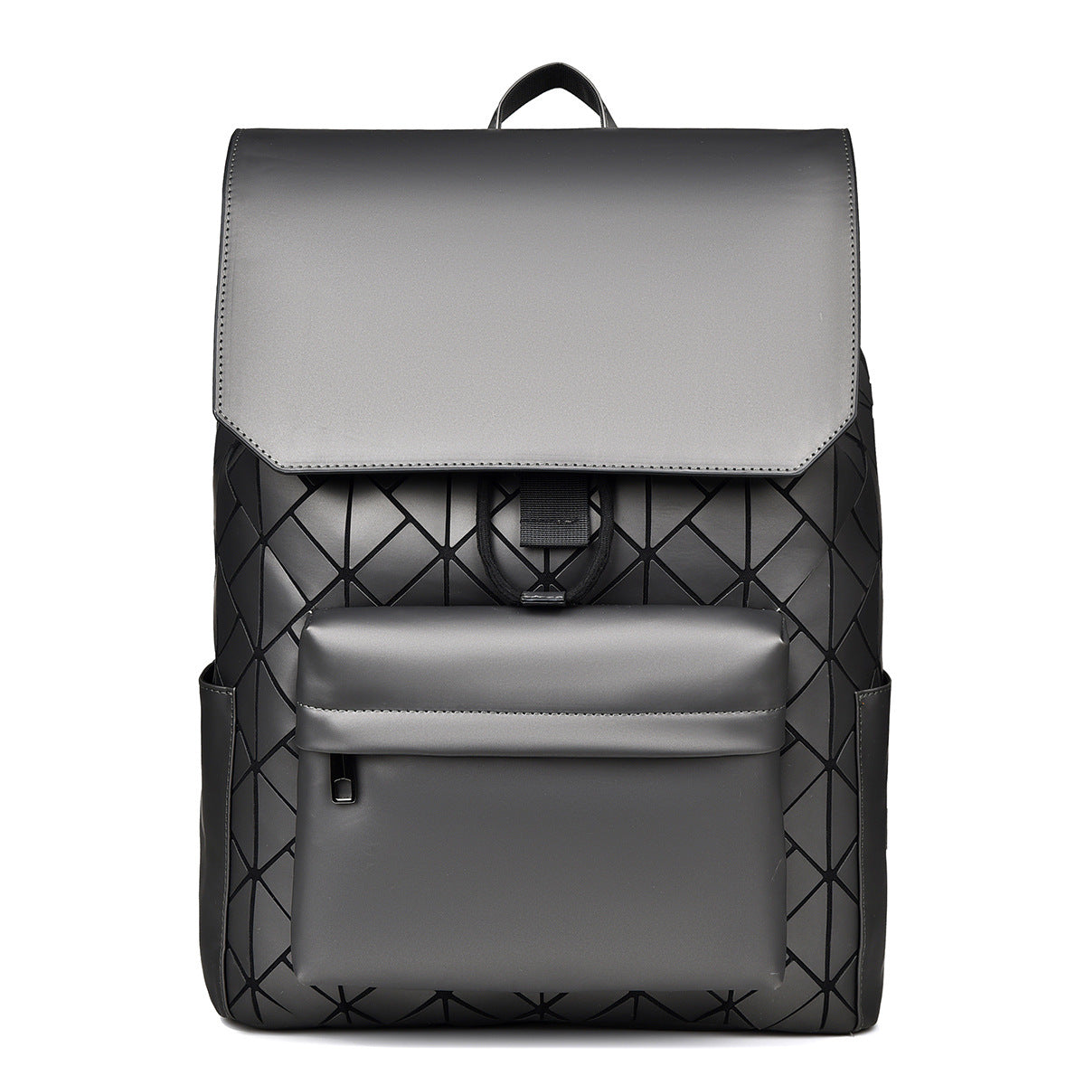 Diamond Pattern Waterproof Laptop Backpack for Men and Women