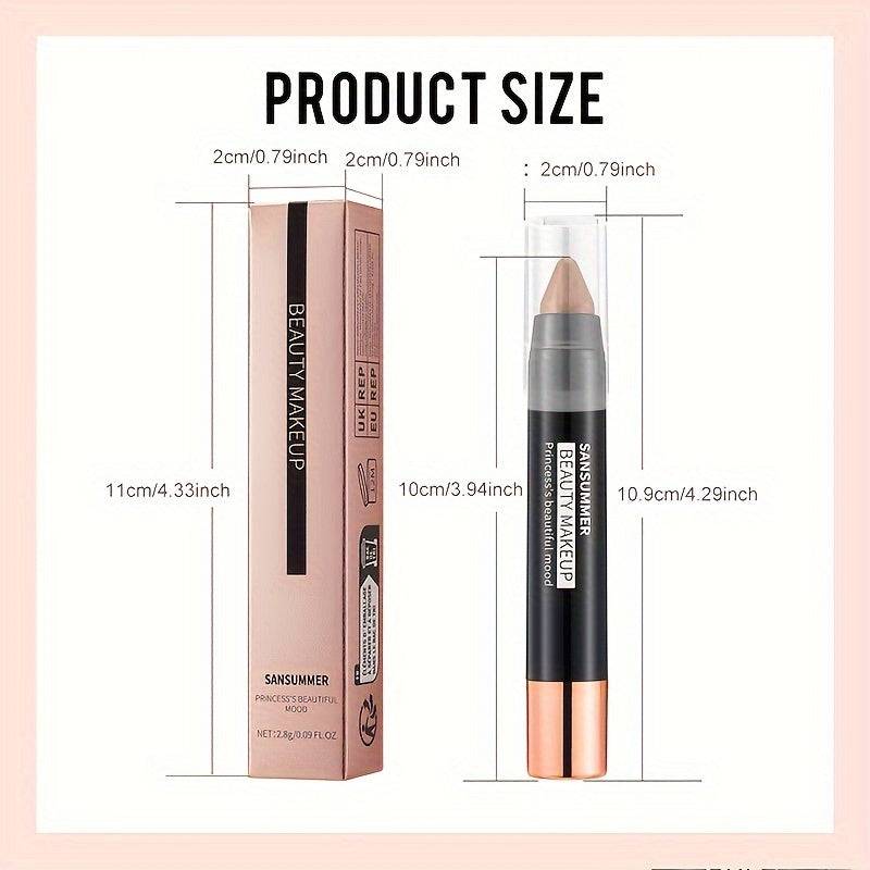 7pcs Eyeshadow Stick Set Waterproof Creamy Texture with Matte & Pearlescent Finish Easy Daily Eye Makeup