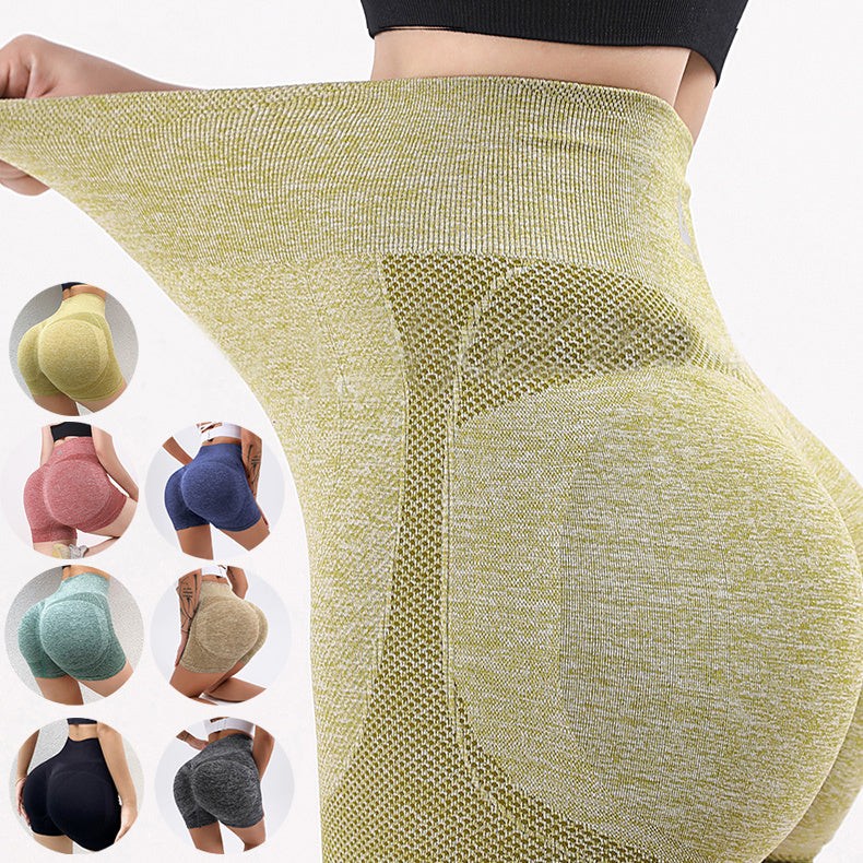 Women Seamless High Waist Training Shorts