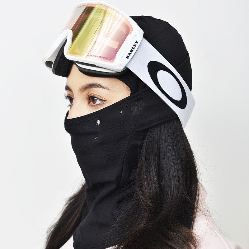 Velvet Ski Head Cover Windproof Protective Mask Polyester Spandex Blend for Men and Women Outdoor Sports