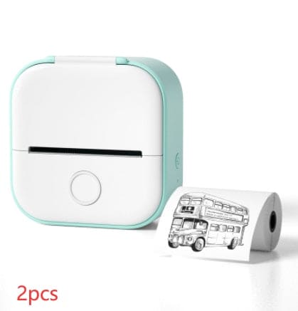 Portable Mini Thermal Label Printer Home Photo Printer Student Wrong Question Printer Bluetooth Mini Label Printer Price Tag - PMMNAPOLES