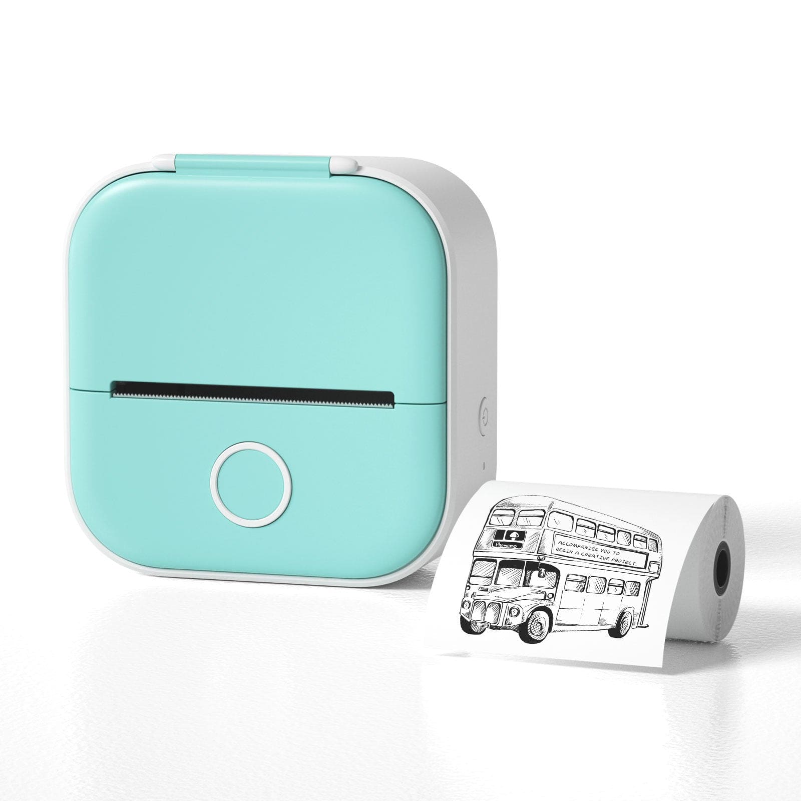 Portable Mini Thermal Label Printer Bluetooth - PMMNAPOLES