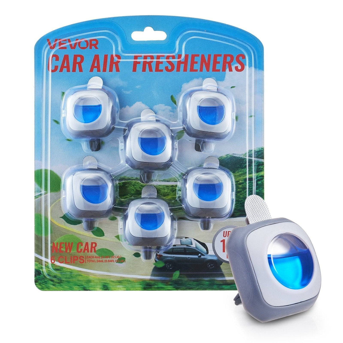 Car Air Freshener Vent Clip 6 Pack With Lasting Scent