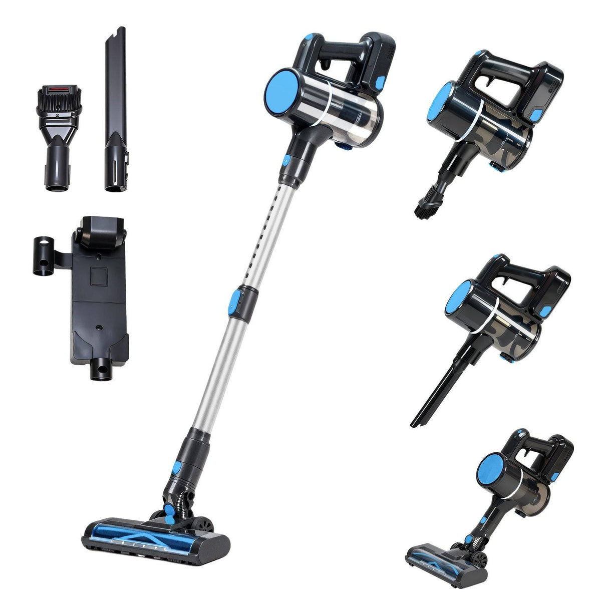 Lightweight Cordless Vacuum Stick and Handheld Cleaner