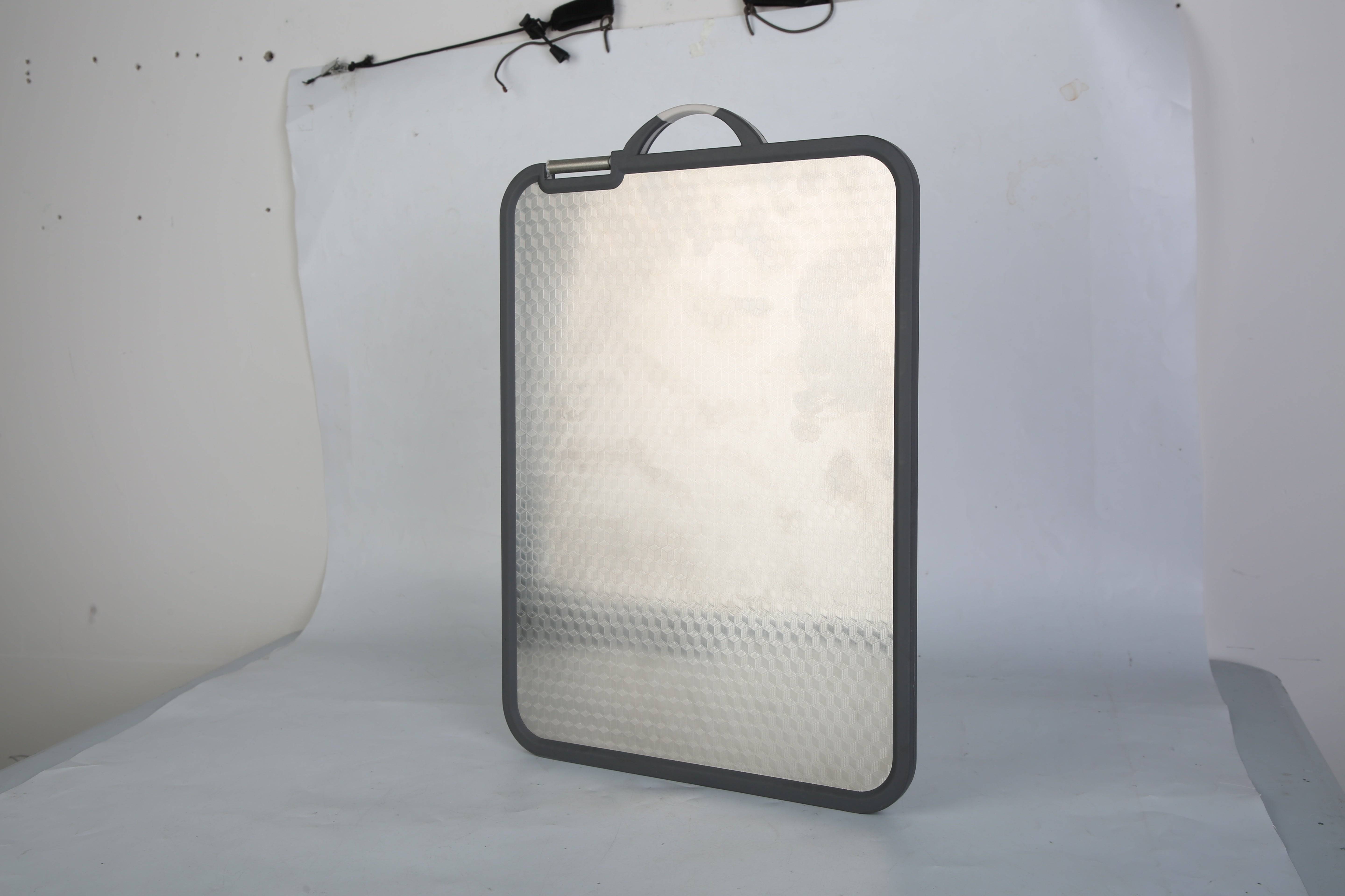 Double Sided Cutting Board Set with Steel and PP Design