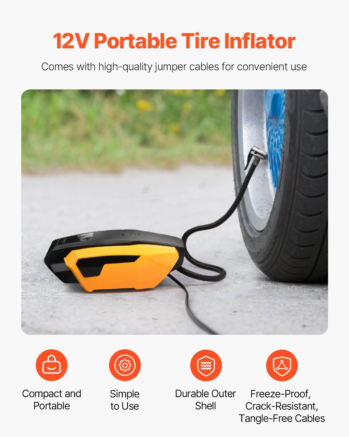 32 Piece Car Emergency Kit for Vehicles Road Safety