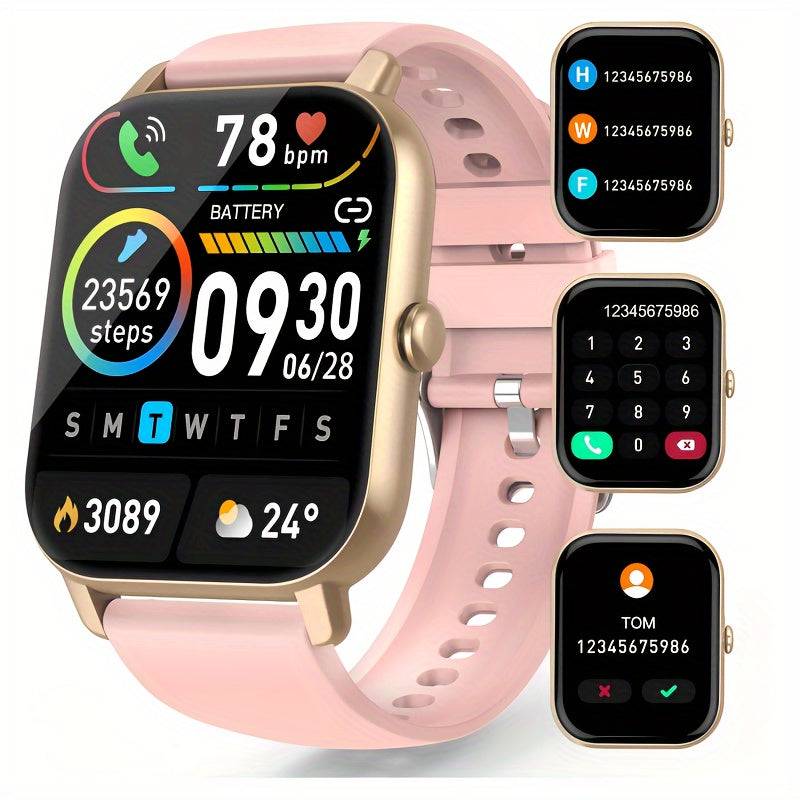 1.85" Smart Watch with Call Function – Fitness Tracker with 110+ Sports Modes, Sleep & Activity Monitor for Android & iPhone