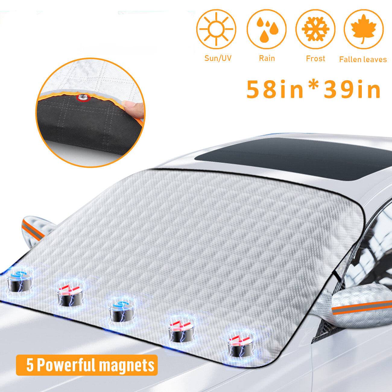 Car Windshield Cover for Snow Ice and Sun