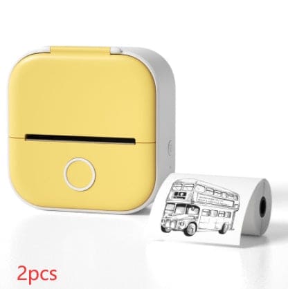 Portable Mini Thermal Label Printer Home Photo Printer Student Wrong Question Printer Bluetooth Mini Label Printer Price Tag - PMMNAPOLES