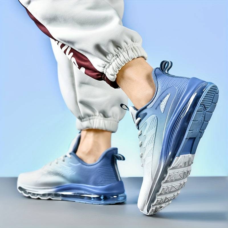 Men’s Non-Slip Training Sneakers with Button Closure, Lightweight Indoor & Outdoor Running Shoes