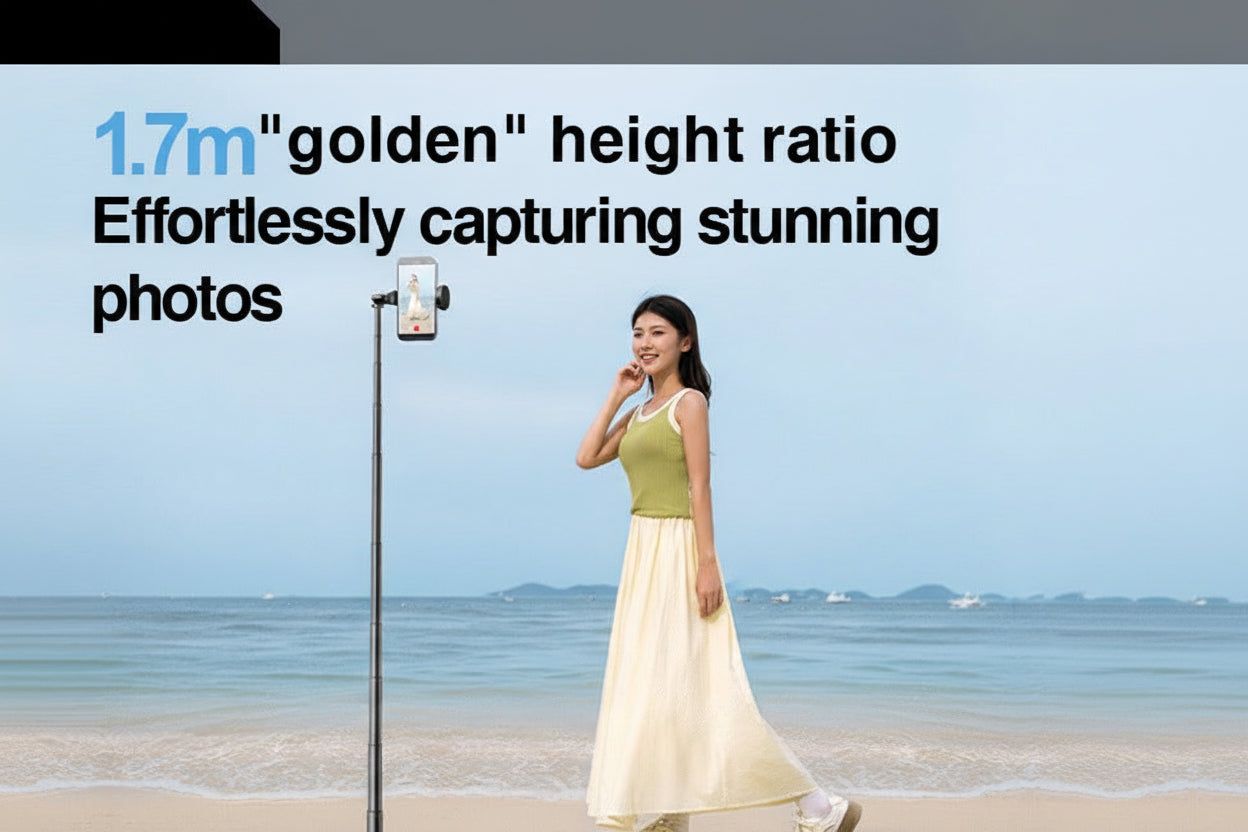 67 Inch Phone Tripod Selfie Stick with Remote Control