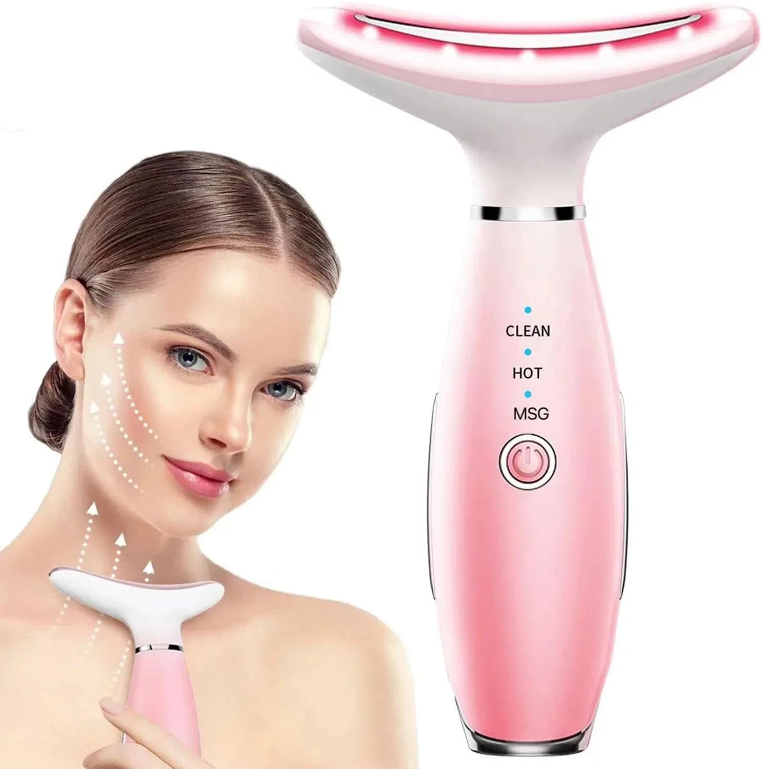 3 in 1 Facial Massager with Vibration and Thermal Care