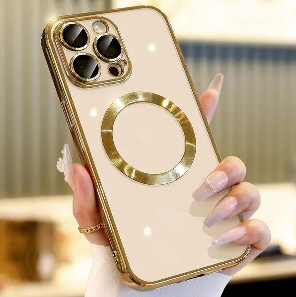 Phone Case MagSafe Magnetic Lens Cover Shockproof Slim