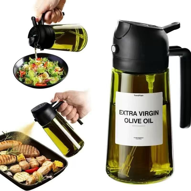 Light Shielding Oil Spray Bottle with Portable Glass Design