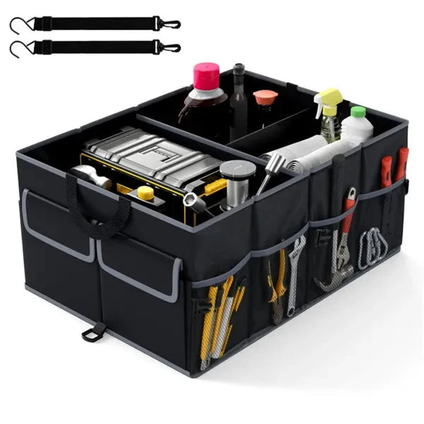13 Gallon Car Trunk Organizer with Compartments
