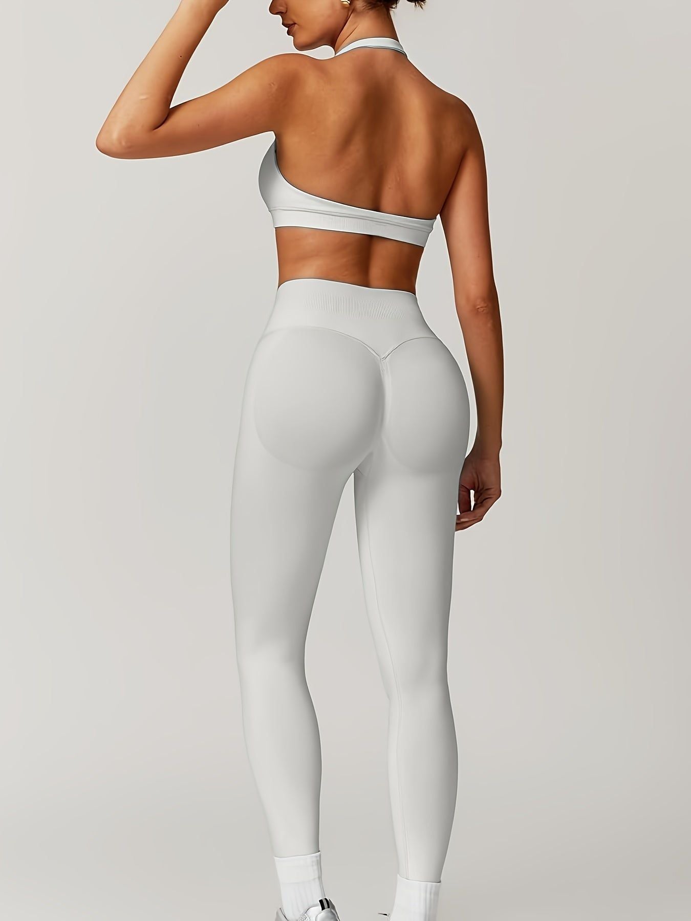 Workout Set for Women with Supportive Bra and Leggings