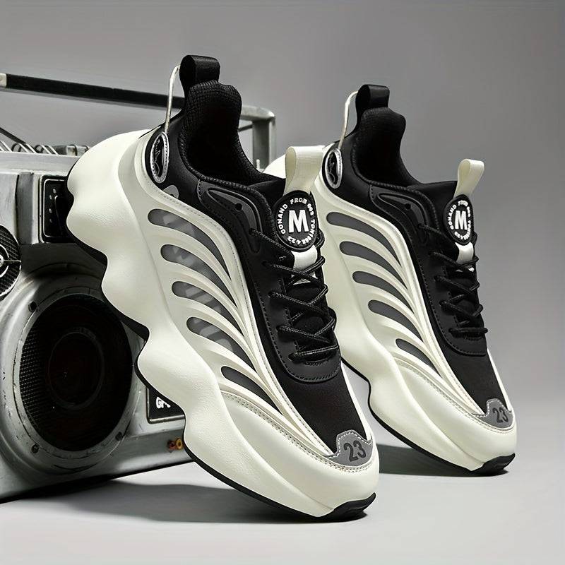 Men’s Trendy Dad Sneakers with Breathable Design & Cushioned Sole, Versatile Sports & Casual Shoes for Running and Everyday Wear
