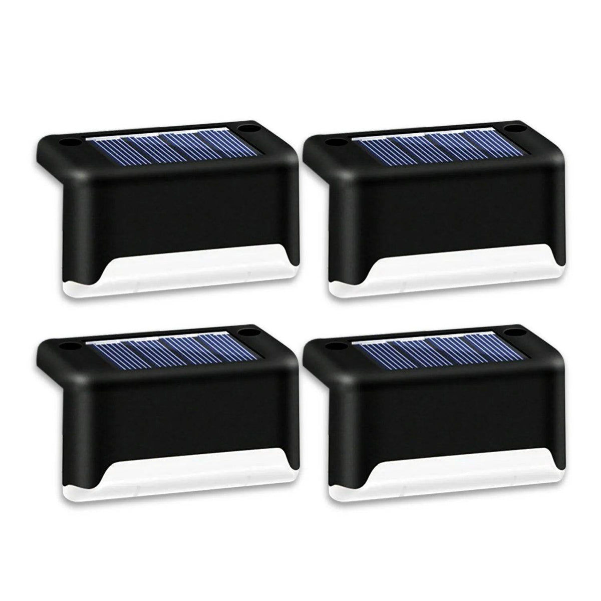 4 Pack Solar LED Deck Lights for Outdoor Path Illumination