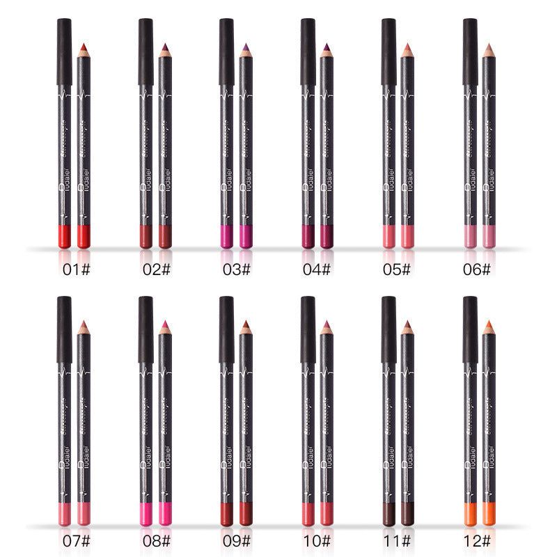 Vegan Lip Kits Set of 12 Creamy Precision Liners