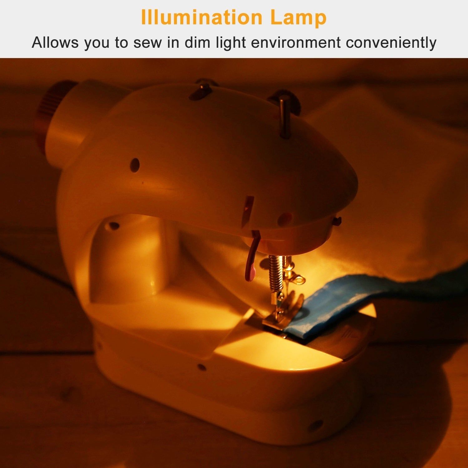 Portable Electric Sewing Machine with LED and Foot Control