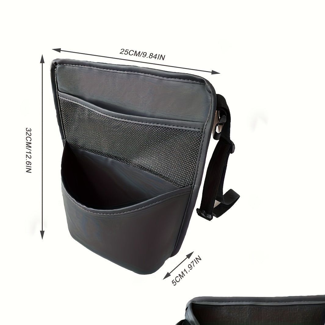 PU Leather Car Organizer Seat Back Storage Bag