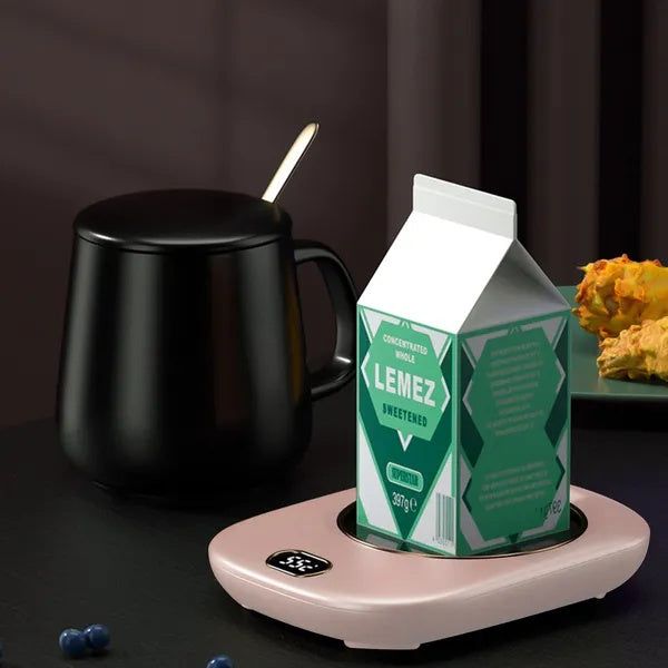 Mug Warmer Electric Desk Auto Shut Off USB Heated Plate