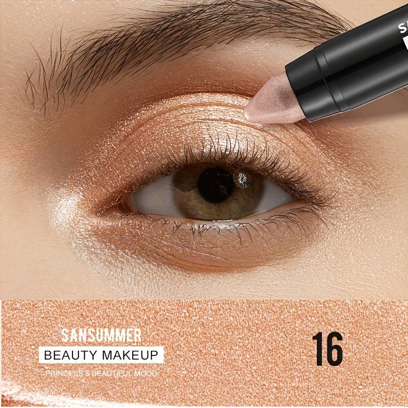 7pcs Eyeshadow Stick Set Waterproof Creamy Texture with Matte & Pearlescent Finish Easy Daily Eye Makeup