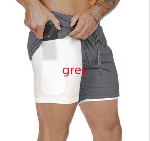 Lightweight Compression Shorts with Phone Pocket