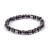 Black stone magnetic therapy bracelet for weight loss - PMMNAPOLES