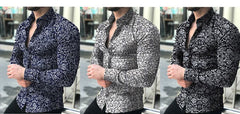 Men's Long Sleeve Dress Shirt - PMMNAPOLES