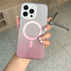 Glitter Gradient Phone Case Drop-resistant Transparent Protective Cover - PMMNAPOLES