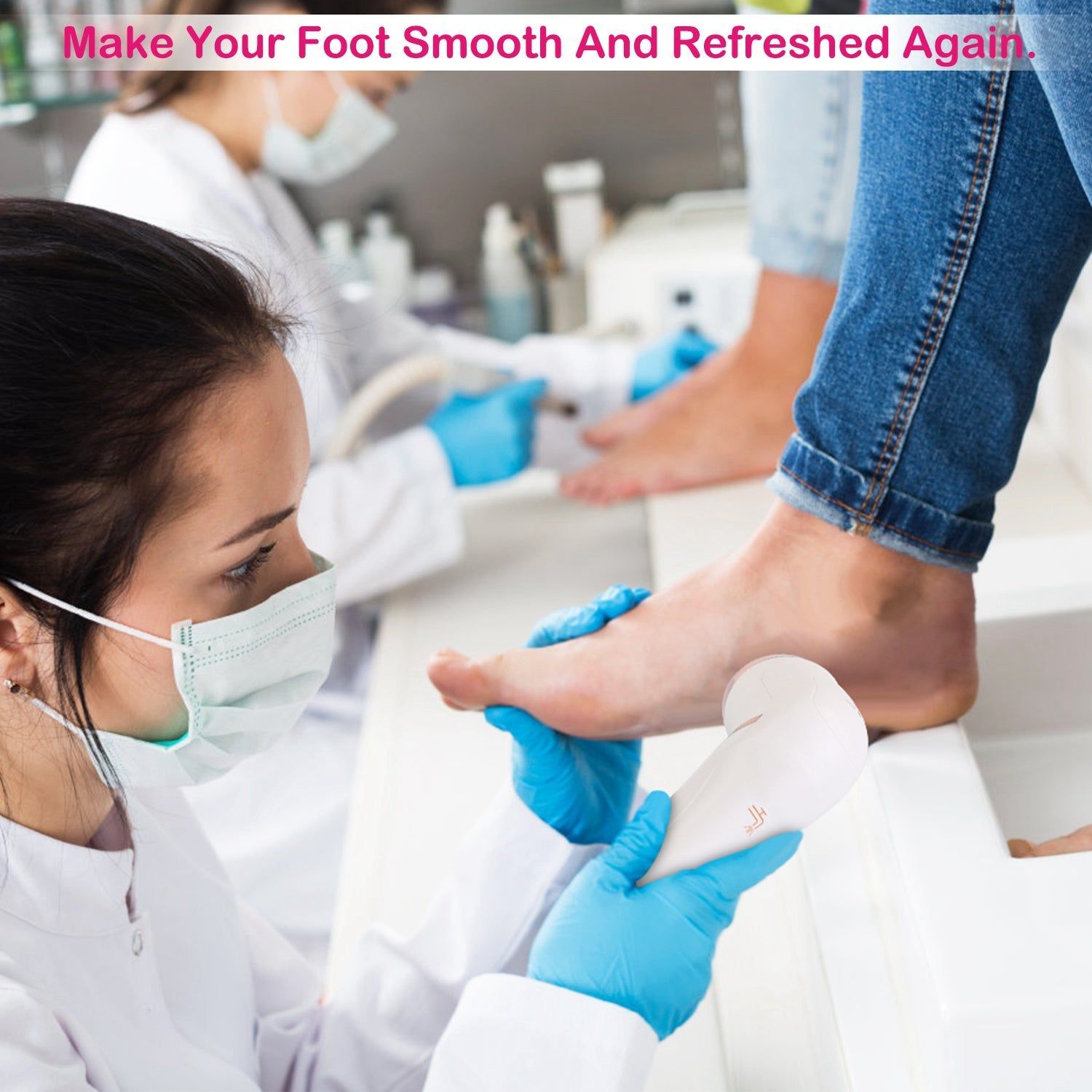 Callus Remover Electric Dual Speed Vacuum Pedicure Kit