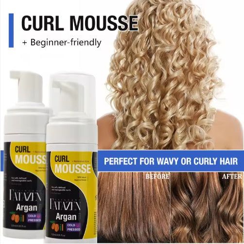 Hair Styling Mousse Strong Hold Vegan Formula