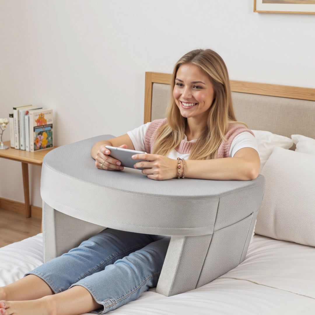 Ergonomic Reading Pillow with Arm and Waist Support