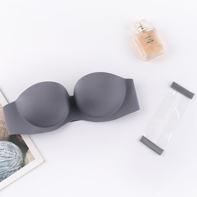 Women’s Strapless Invisible Bra Non-Slip Adhesive Backless Comfort Underwear for Wedding Dress and Evening Wear