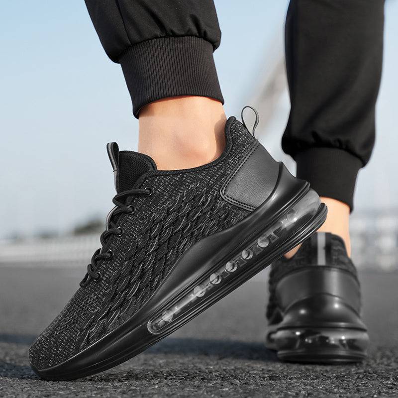 Men's Non-Slip Running Sneakers – Cushioned, Breathable Lace-Up Shoes for Gym, Office & Everyday Comfort