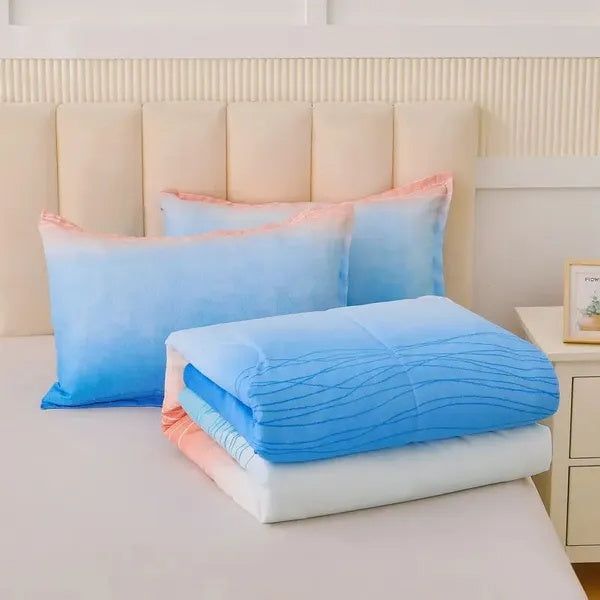 Bedding Sets Lightweight Quilt 3 Piece Bedspread Shams