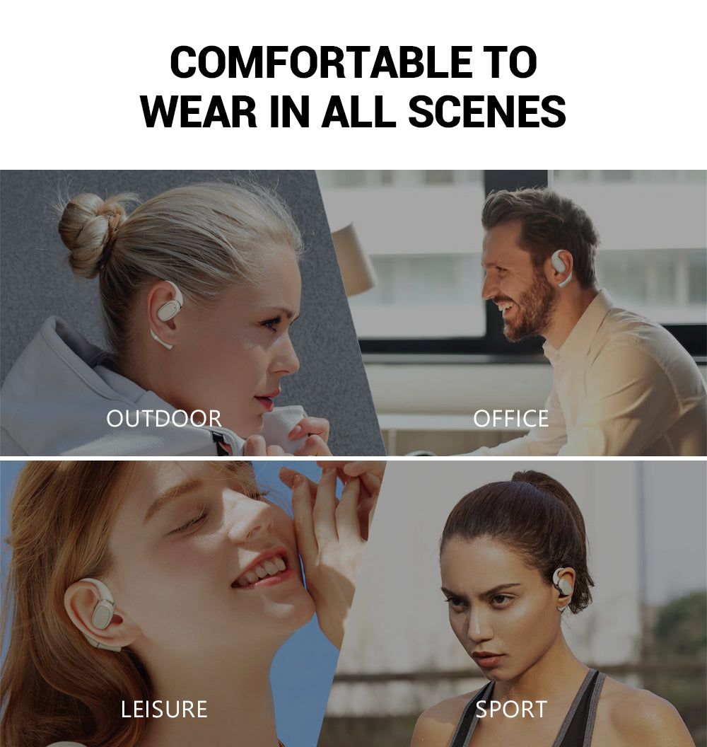 OWS Wireless Earbuds Open Ear Sports Design