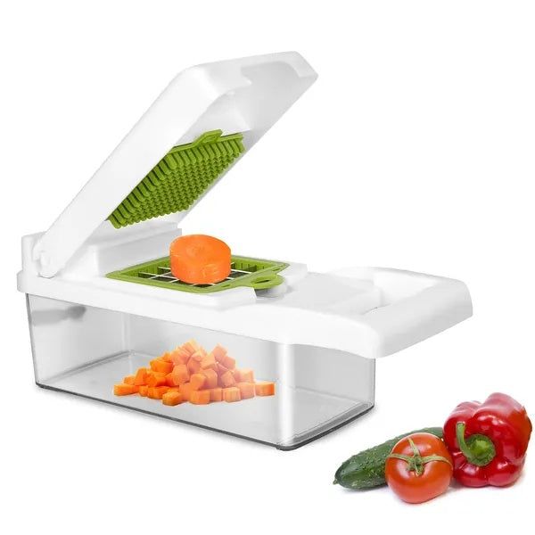Vegetable Chopper 12 in 1 Set with Container and Blades