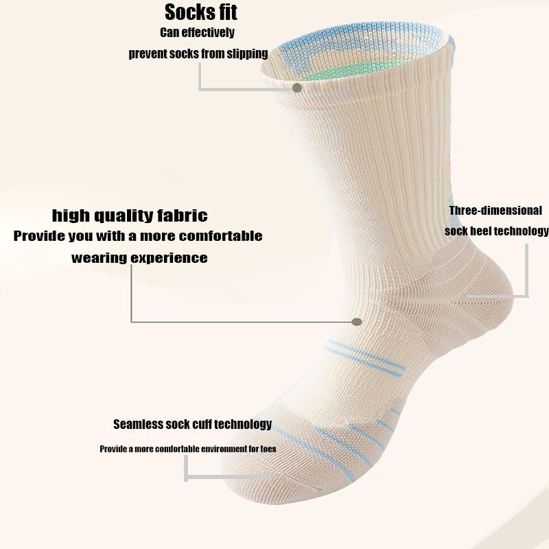 Compression Socks Men Quarter Cushioned Breathable
