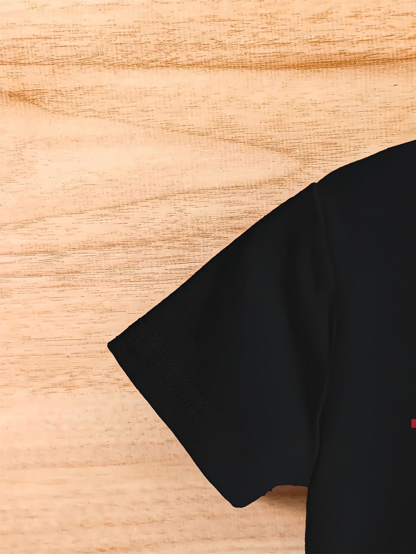 T Shirt Retro Round Neck 1979 Teddy Print Soft Stretch