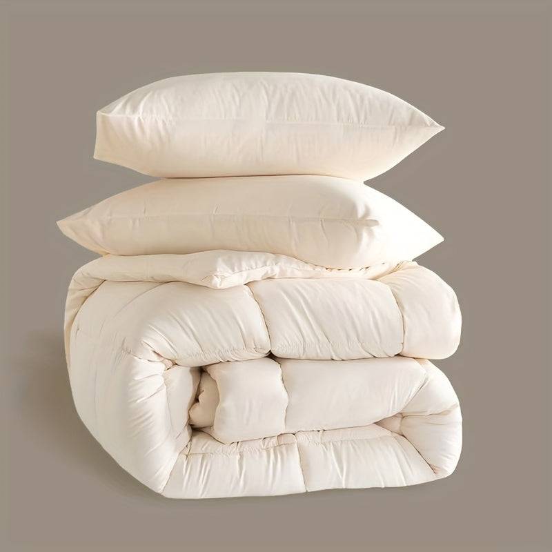 Luxury Bedding Set 5/7-Piece – Soft Microfiber Comforter, Sheets & Pillowcases for Queen/King Beds