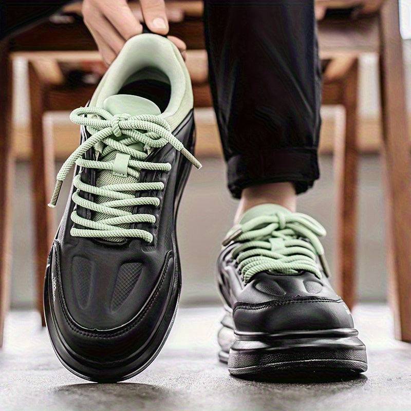 Men's Breathable Casual Sneakers – Lightweight Air Cushion Shoes with Shock Absorption for Daily Wear & All-Day Comfort