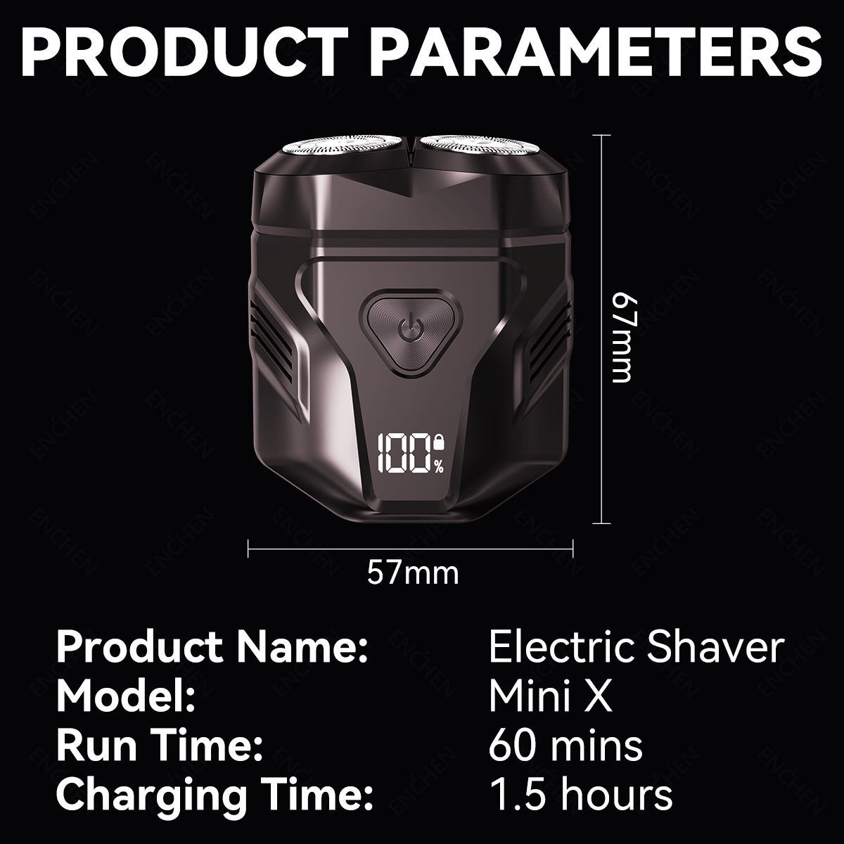 Electric Razor Mini X Portable USB Rechargeable Shaver