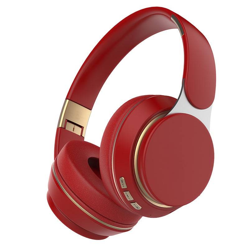 Wireless Bluetooth Over-Ear Headphones – Foldable Comfort Headset with Mic & HD Sound | Ideal for School, Travel, Tablet, TV, Winter Gifts