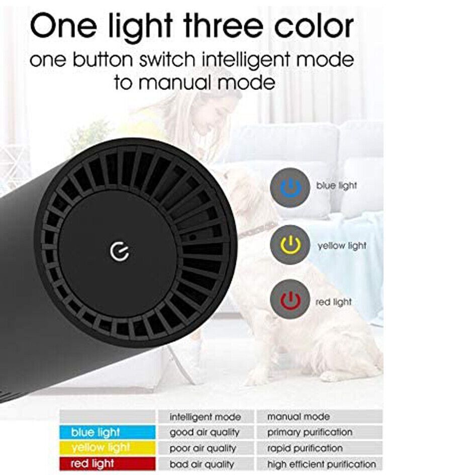 Air Purifier Portable MS6 H13 HEPA Ionizer for Car and Home