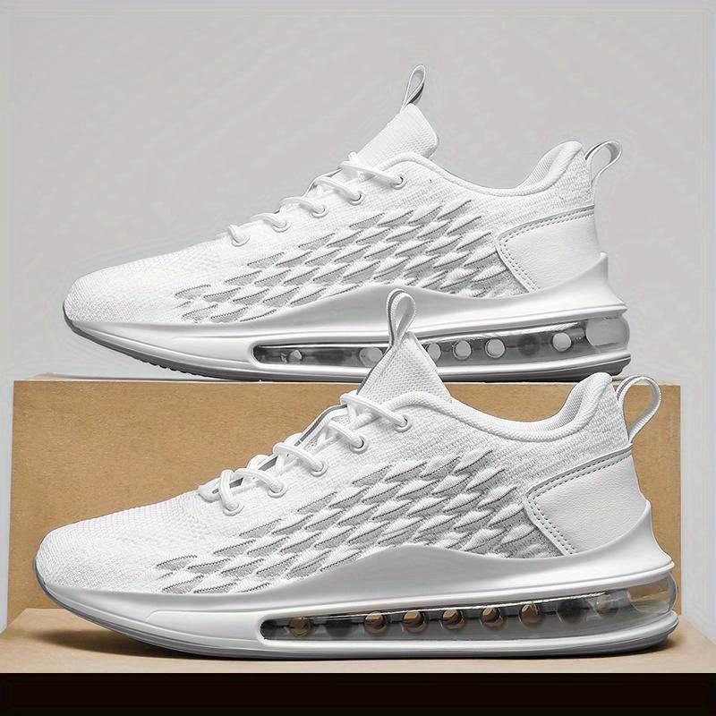 Men's Non-Slip Running Sneakers – Cushioned, Breathable Lace-Up Shoes for Gym, Office & Everyday Comfort